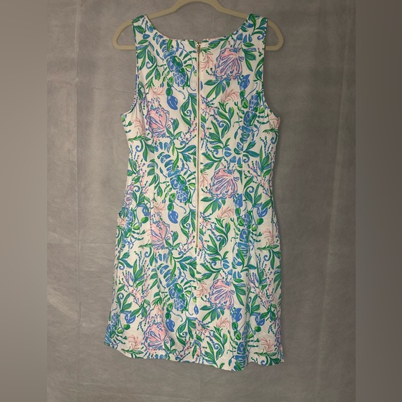 New Lilly Pulitzer The Lilly Shift Resort White Just A Pinch Size 14 - Picture 6 of 8